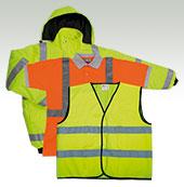 High visibility clothing