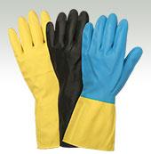 Rubber gloves